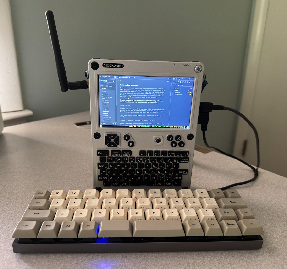 Novel use of the uConsole